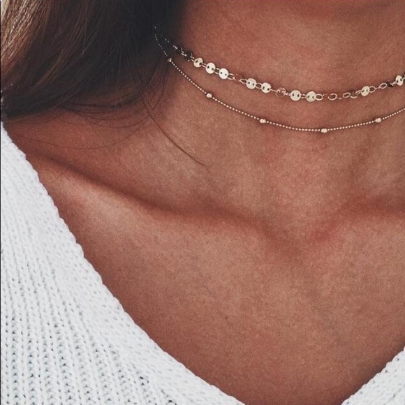 Lulus Jewelry - “Sworn Lover” Minimalist Bohemian Choker Necklace